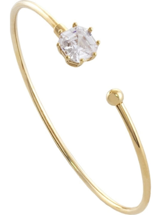 Oxette Women's Bracelet made of Silver Gold Plated