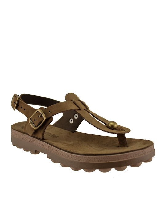 Fantasy Sandals Women's Flat Sandals Mochaccino