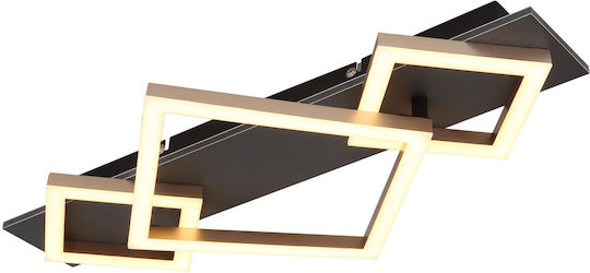 Globo Lighting Таванно осветление Сив с Вграден LED