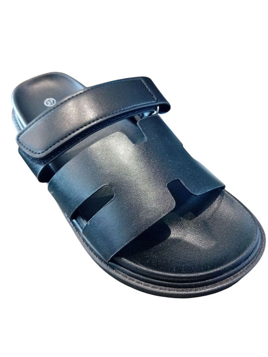 Women's Flat Sandals in Black Color
