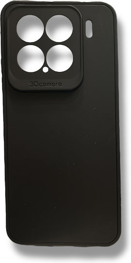 Mattschwarze Silikon-Rückabdeckung für Xiaomi 15