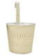 HOMie Hanging Planter Metal Beige 16x16x14cm.