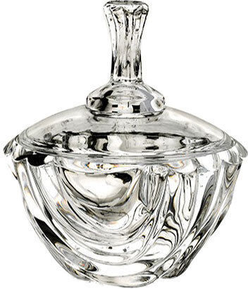 ForHome Φοντανιέρα Glas mit Deckel 17x18cm Transparent