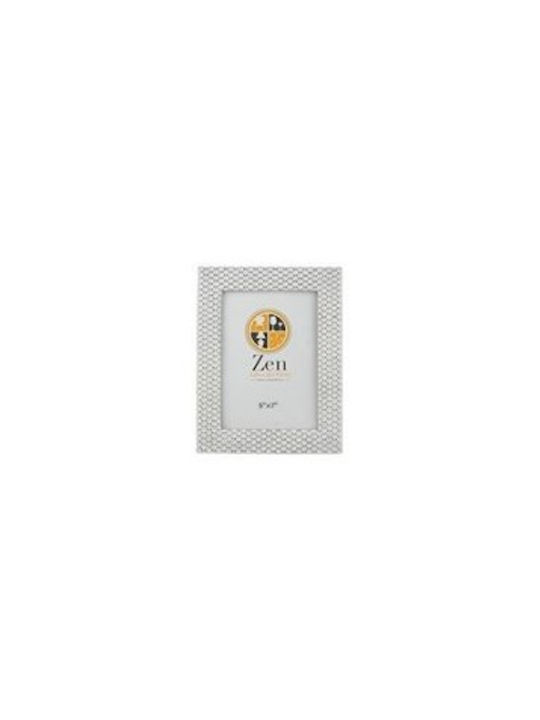 Zen Collection Κορνίζα Πλαστική με Λευκό Πλαίσιο
