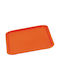 Rechteckig Serviertablett in Rot Farbe 41.5x31cm 81240R 6Stück