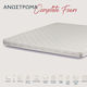 KS Kouppas Mattress Topper Foam Complete Semi-Double Foam 120x200cm