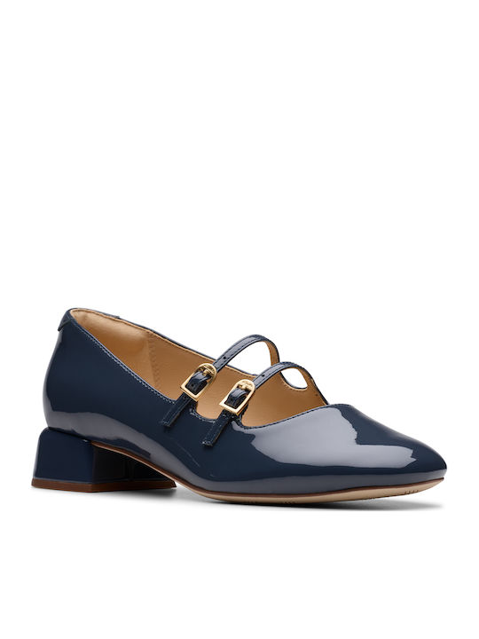 Clarks Shine Γόβες από Λουστρίνι Μπλε