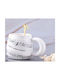 Etoile Mug Ceramic White 420ml
