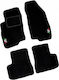 Rezaw Plast Set of Front and Rear Mats 4pcs for Fiat Grande Punto 2005 Black