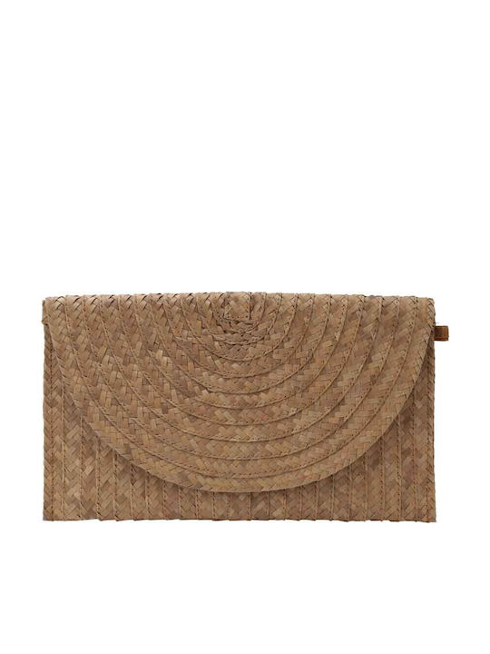 Aquablue Straw Women's Bag Handbag Brown