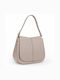 Leather Women's Bag Shoulder Beige