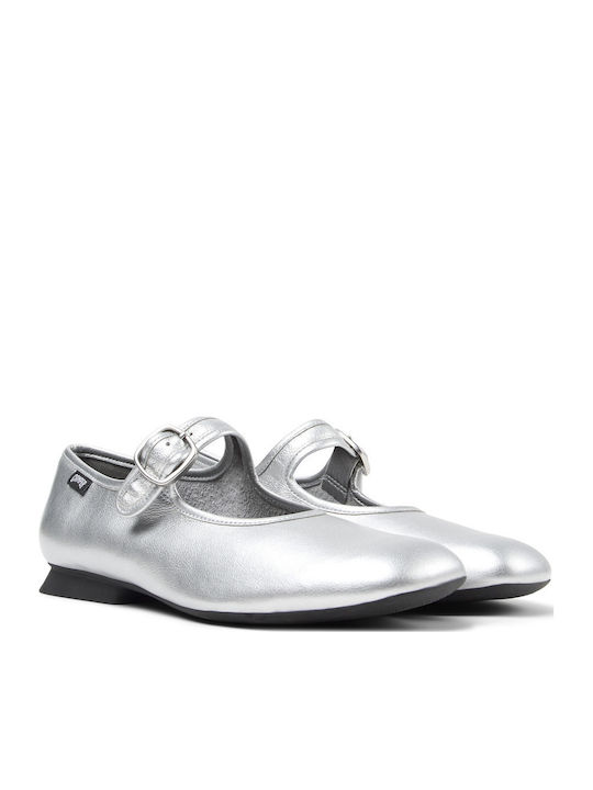 Leather Ballerinas Casi Myra Silver