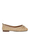 Damen Ballerinas Beige