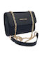 Damen-Flap-Tasche Schwarz