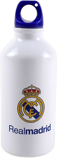 CyP Brands Kinder Trinkflasche Fußball Aluminium mit Stroh 400ml