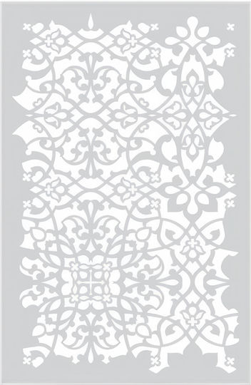 Stencil Decorative Wall Art 52x85cm Novacolor Palace Trellis Nc6146