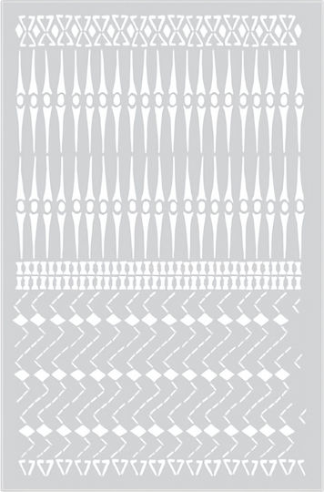Stencil Τεχνοτροπίας Διακόσμηση Τοίχου 53x84cm Novacolor Imany Tapestry Nc6333