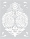 Stencil Decorative Wall Art 52x70cm Novacolor Indian Damask Nc6184l