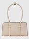 Damentasche Schultertasche Ecru