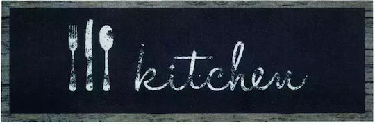 Sdim Chalk Kitchen Küchenmatte für den Flur mit rutschfestem Unterlage Chalk 50x150εκ.