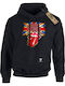 Бродирана щампа Rolling Stones мъжки суичър Takeposition черен 214-907-7530