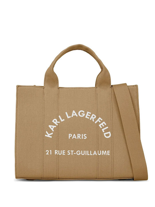 Rue St-guillaume Women's Bag Tote Handbag Beige