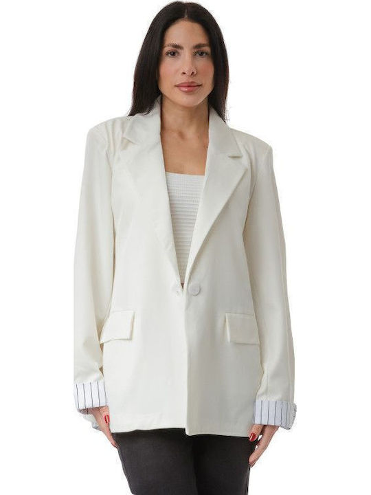 Silia D Women's Blazer White