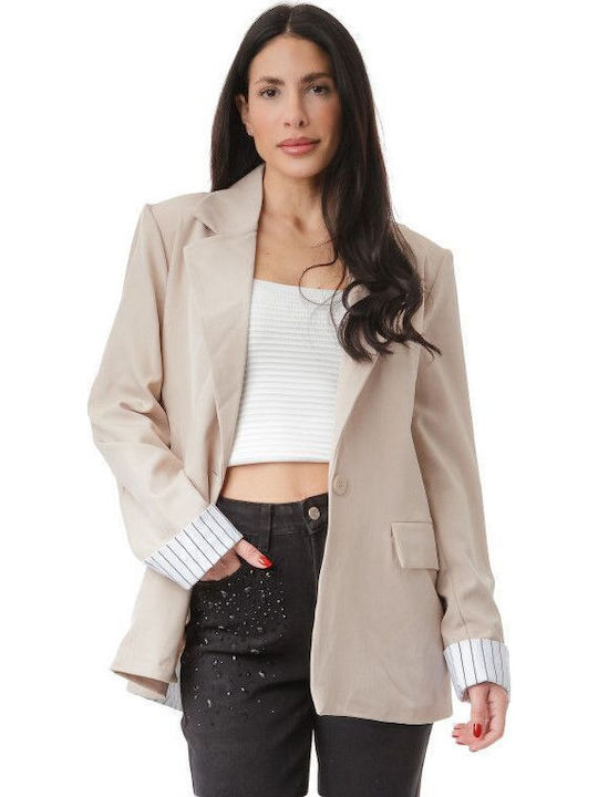 Silia D Women's Blazer Beige