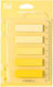 Σελιδοδείκτες Deli Film Bopp Nusign Yellow 44x1...