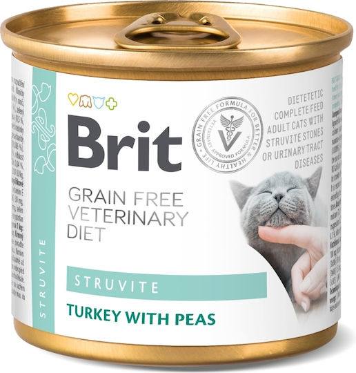 Brit VD Котка Struvite Клинична Консерва за Котки 200g