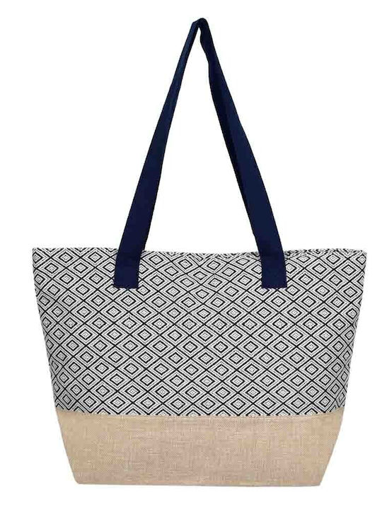 Aquablue Stoff Strandtasche Dark Blue