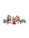 Iliadis Christmas Illuminated Decorative Village with Battery 81x38.5cm. Village