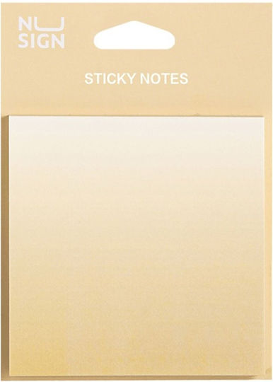 Deli Nusign Sticky Notes 74x74mm 60 Sheets Ombre Yellow