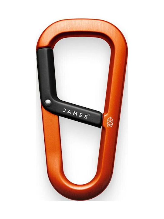 Karabiner-Schlüsselanhänger James Brand Hardin Orange