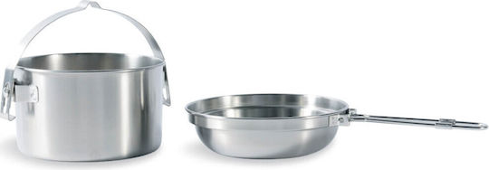 Tatonka Stainless Steel Camping Cooking Utensils Set Kettle 1.0L