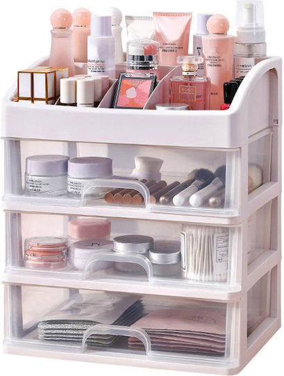 Organizator Cosmetice Cu Sertare și Separatoare Transparent
