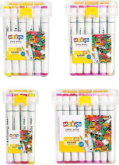 Двустранни четки маркери M G Kids 60 цвята Apmv8036
