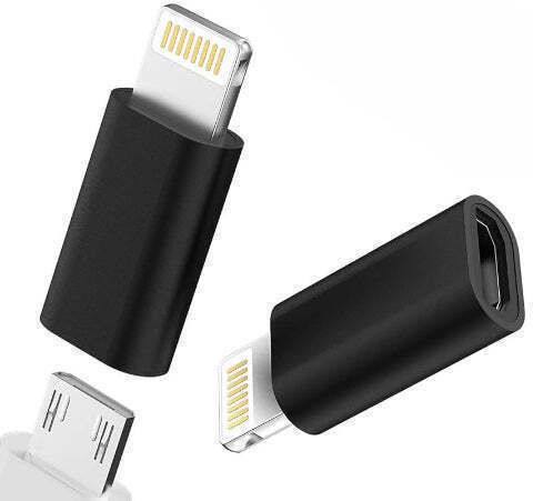 Konverter Micro-USB / Blitzschlag weiblich zu Micro-USB / Blitzschlag weiblich 1Stück