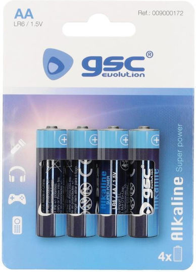GSC Game World Alkaline Batterien AA 1.5V 4Stück