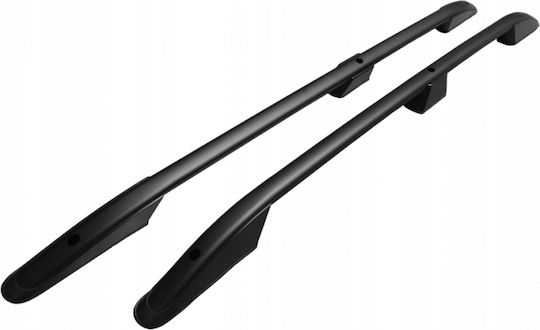 Omtec Parallel Aluminum Roof Bars Black Color Elegance L2 Ford Tourneo Custom 2023+ Maximum Load Weight 75kg Omtec 2 Pieces 2659930lb/om