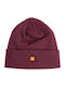 Thar Beanie Ανδρικός Σκούφος Πλεκτός σε Μπορντό χρώμα