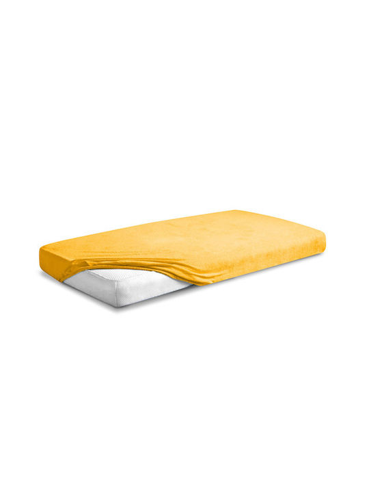 Matex Чаршаф Единично с Ластик 100x200см. Yello...