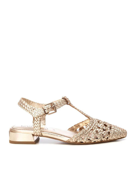 Carmela Footwear Sandale Casual Damă Din Piele Aurii Carmela Footwear Sandale Casual Damă Din Piele Aurii