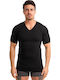 Tricou De Corp Pentru Bărbați Mâneca Scurta Negru