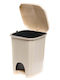 Cyclops Kunststoff Badezimmer Mülleimer 7Es Beige