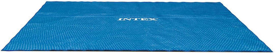 Intex Ηλιακό Προστατευτικό Κάλυμμα Πισίνας Παραλληλόγραμμο Μπλε 716x346εκ.