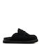 Μαύρα Suede Loafers Sport Πλατφόρμα