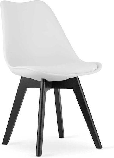 Stuhl Speisesaal 45x45x50cm White - Black