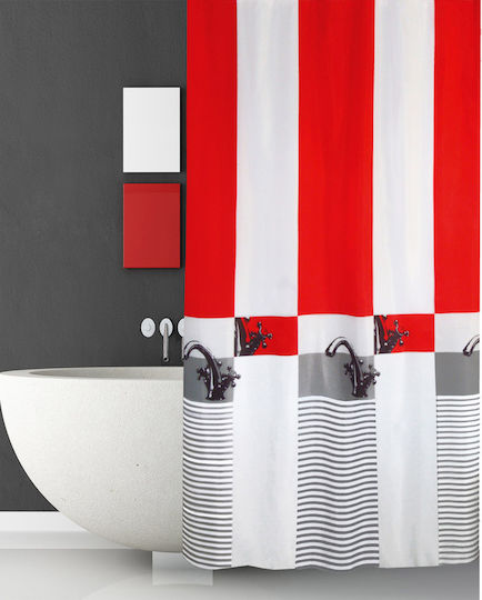 San Lorentzo Faucet Duschvorhang 240x180cm Mehrfarbig