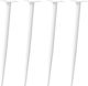 vidaXL Metallic Furniture Leg 4 Pieces Suitable...